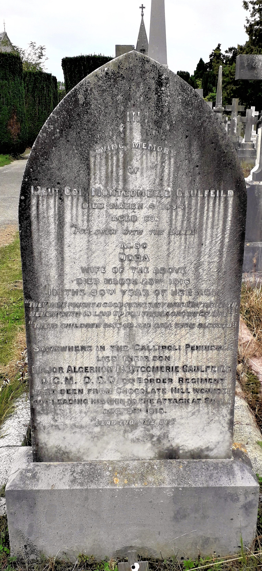 Caulfeild Memorial · Memorial Stone