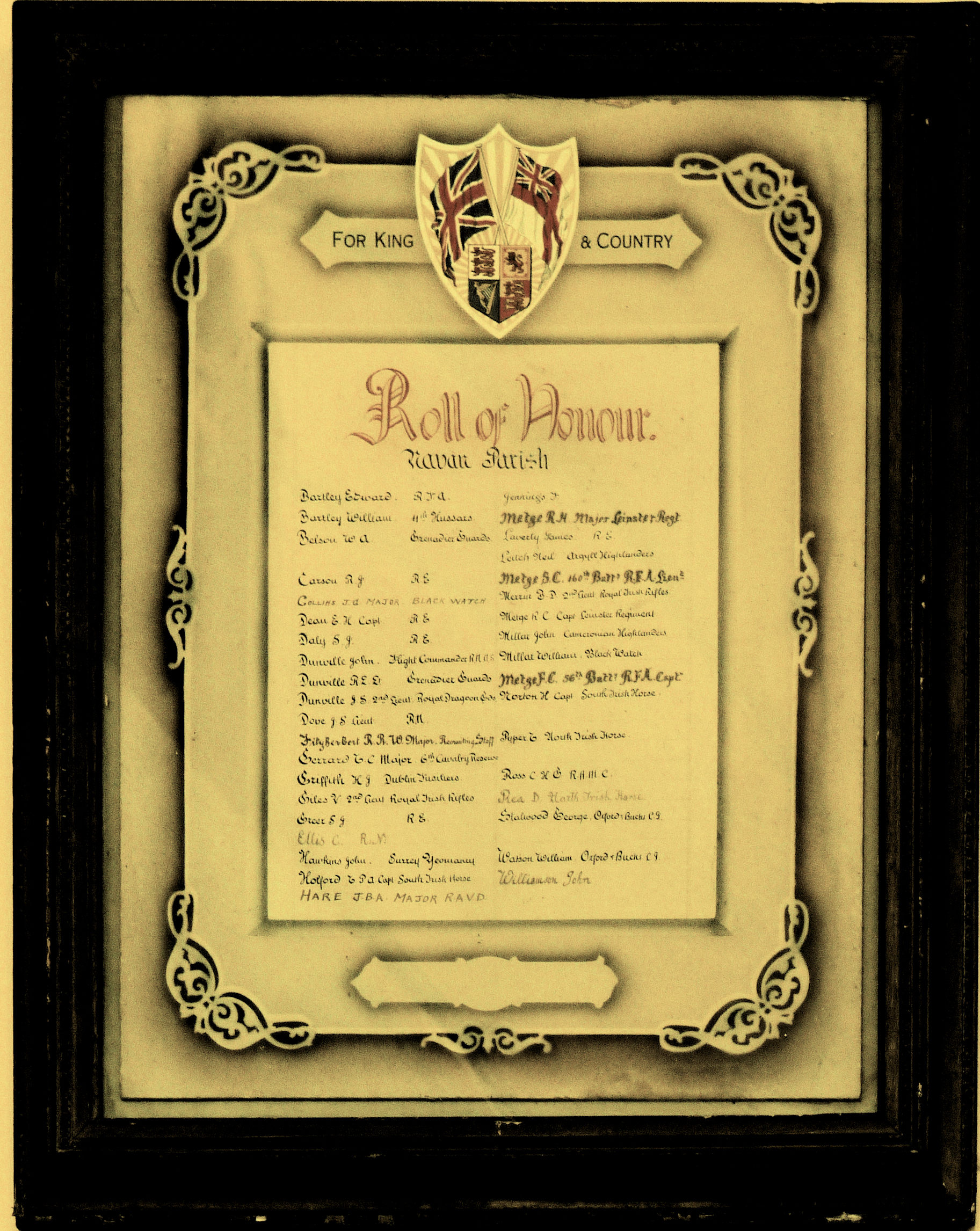 Navan Great War Roll of Honour · Memorial Stone