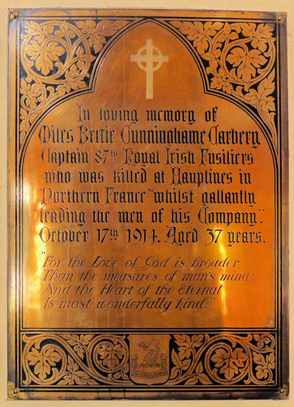 Carbery Memorial · Memorial Stone