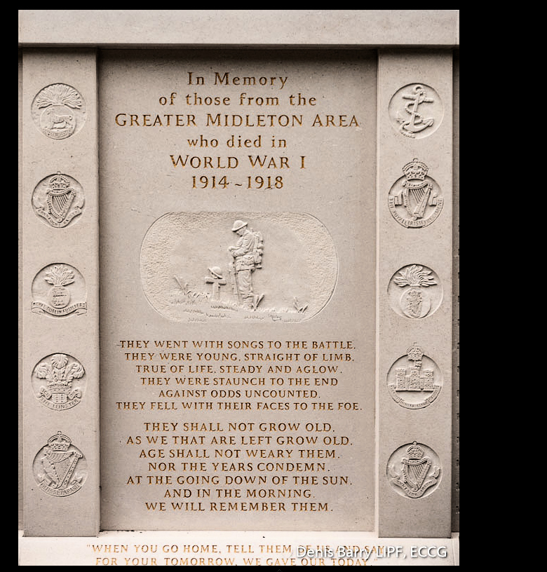 Midleton World War I Memorial · Memorial Stone