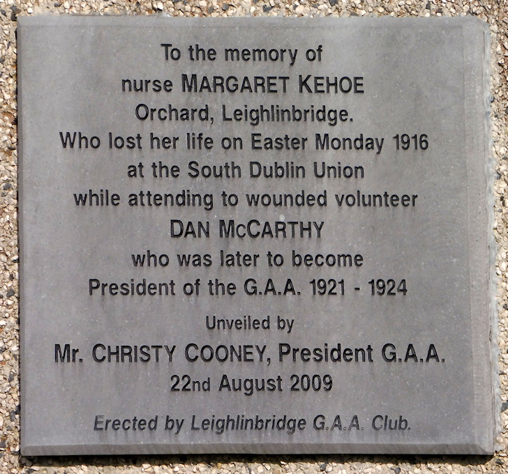 Margaret Kehoe Memorial · Memorial Stone