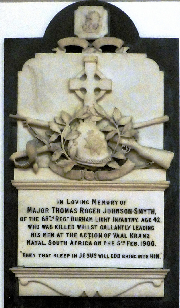 Thomas RogerJohnson-Smyth Memorial · Memorial Stone