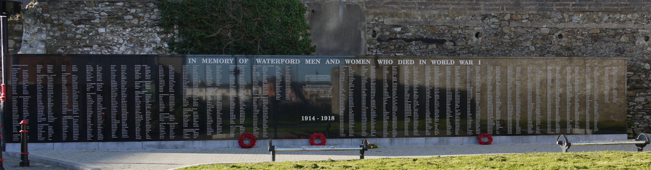 Waterford WW I Memorial · Memorial Stone