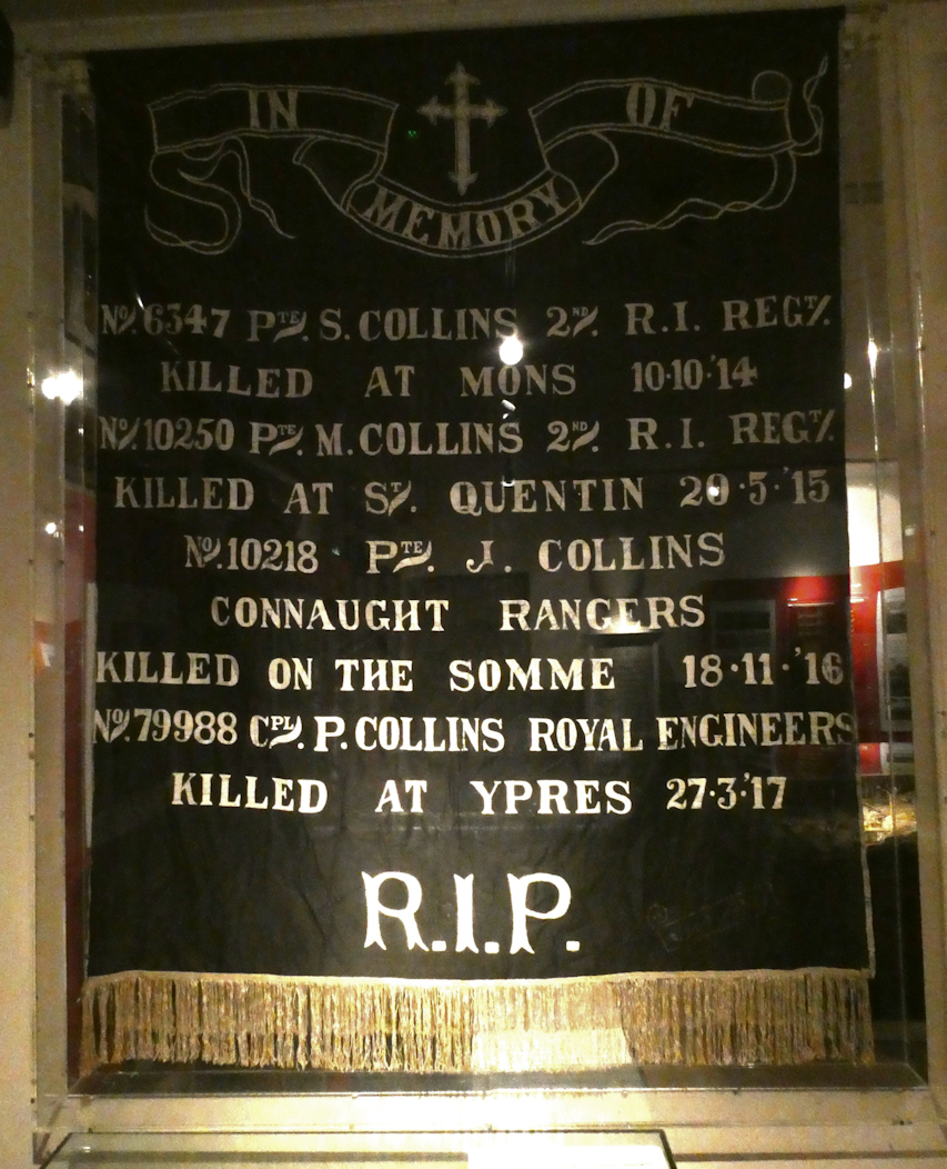 Collins banner #1515 · Memorial Stone