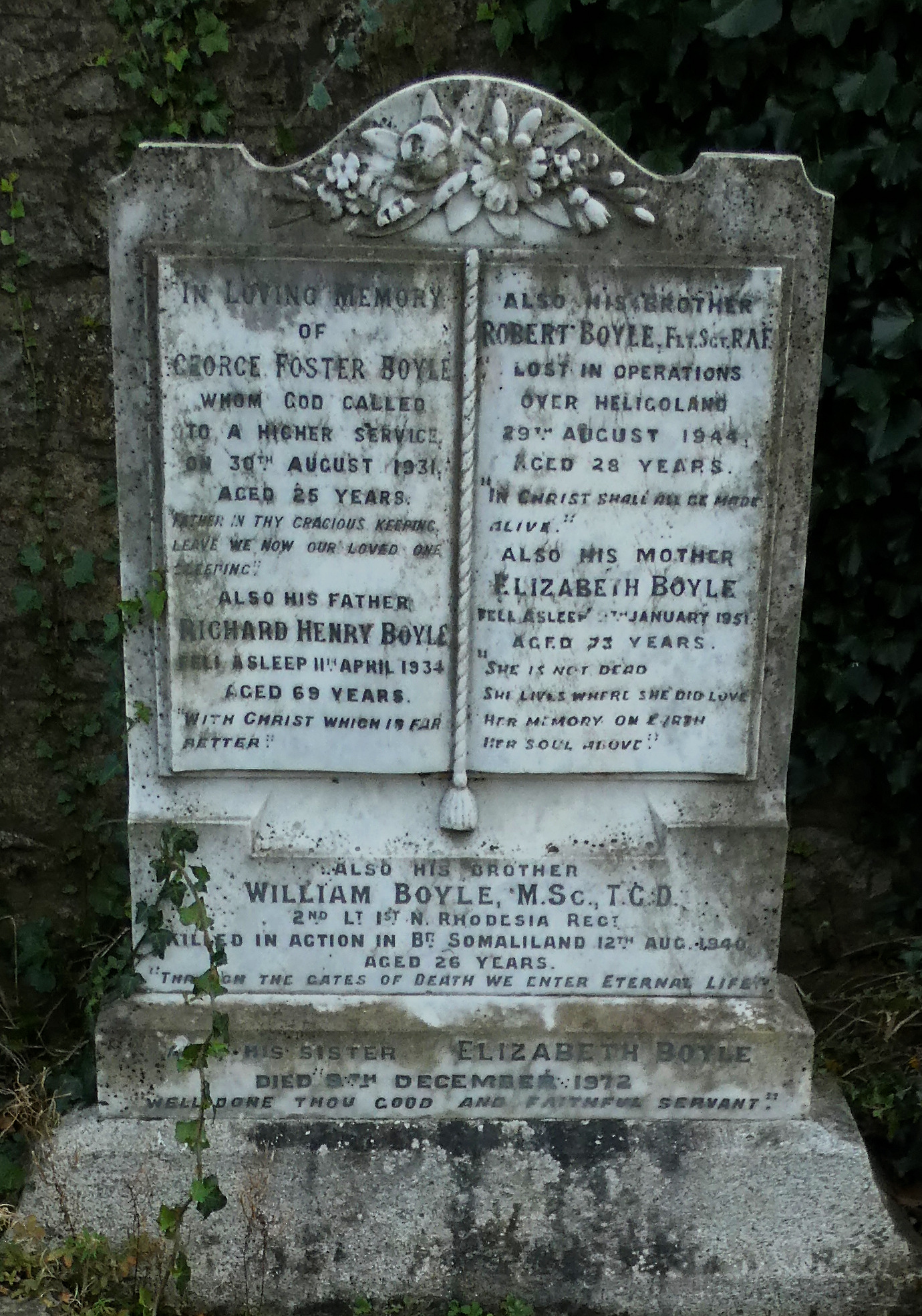 Boyle Memorial · Memorial Stone