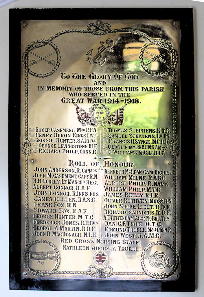 Killiskey Great War Memorial · Memorial Stone