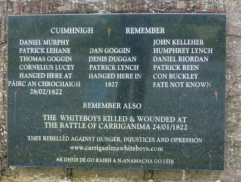 Land Wars Memorial · Memorial Stone