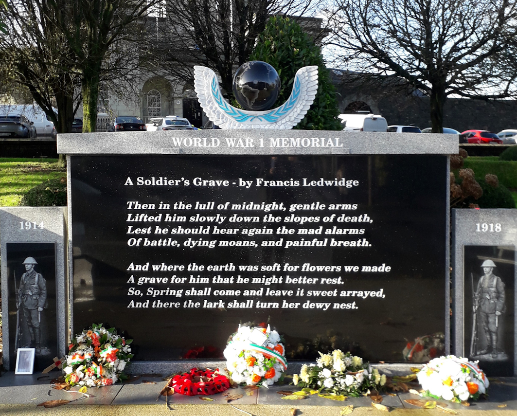 Dundalk WW I Memorial · Memorial Stone