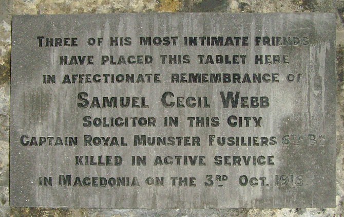 Webb Memorial · Memorial Stone