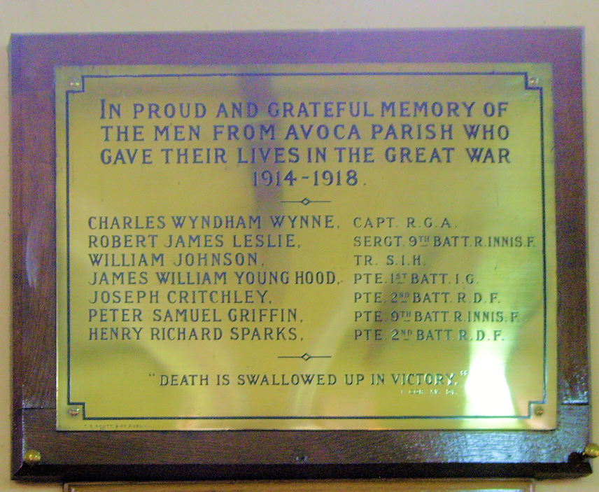 Avoca Great War Memorial · Memorial Stone