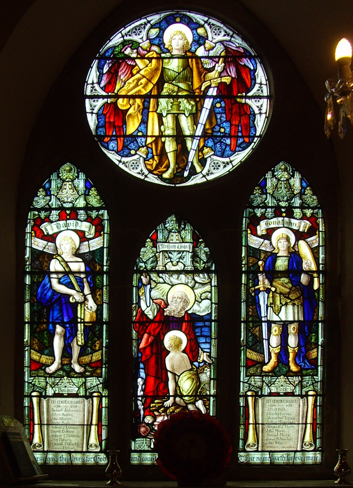 Great War Memorial Window · Memorial Stone
