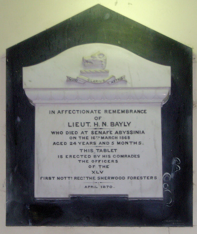 Bayly Memorial · Memorial Stone