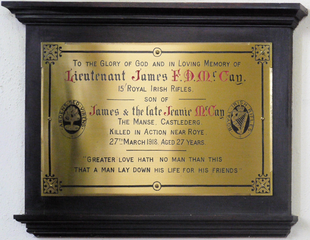McCay Memorial · Memorial Stone