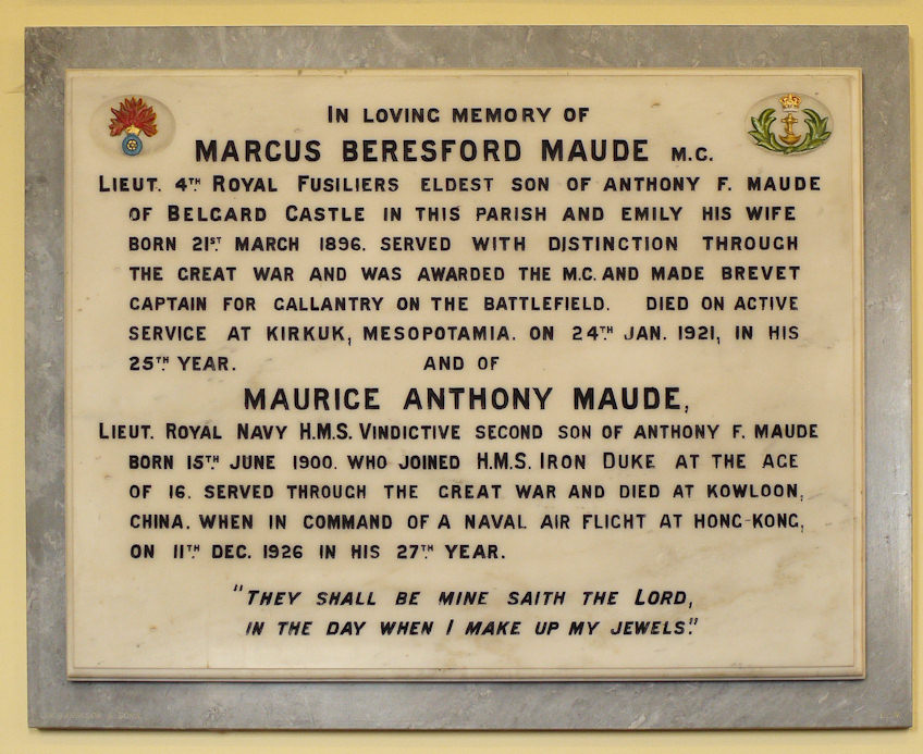 Maude Memorial · Memorial Stone