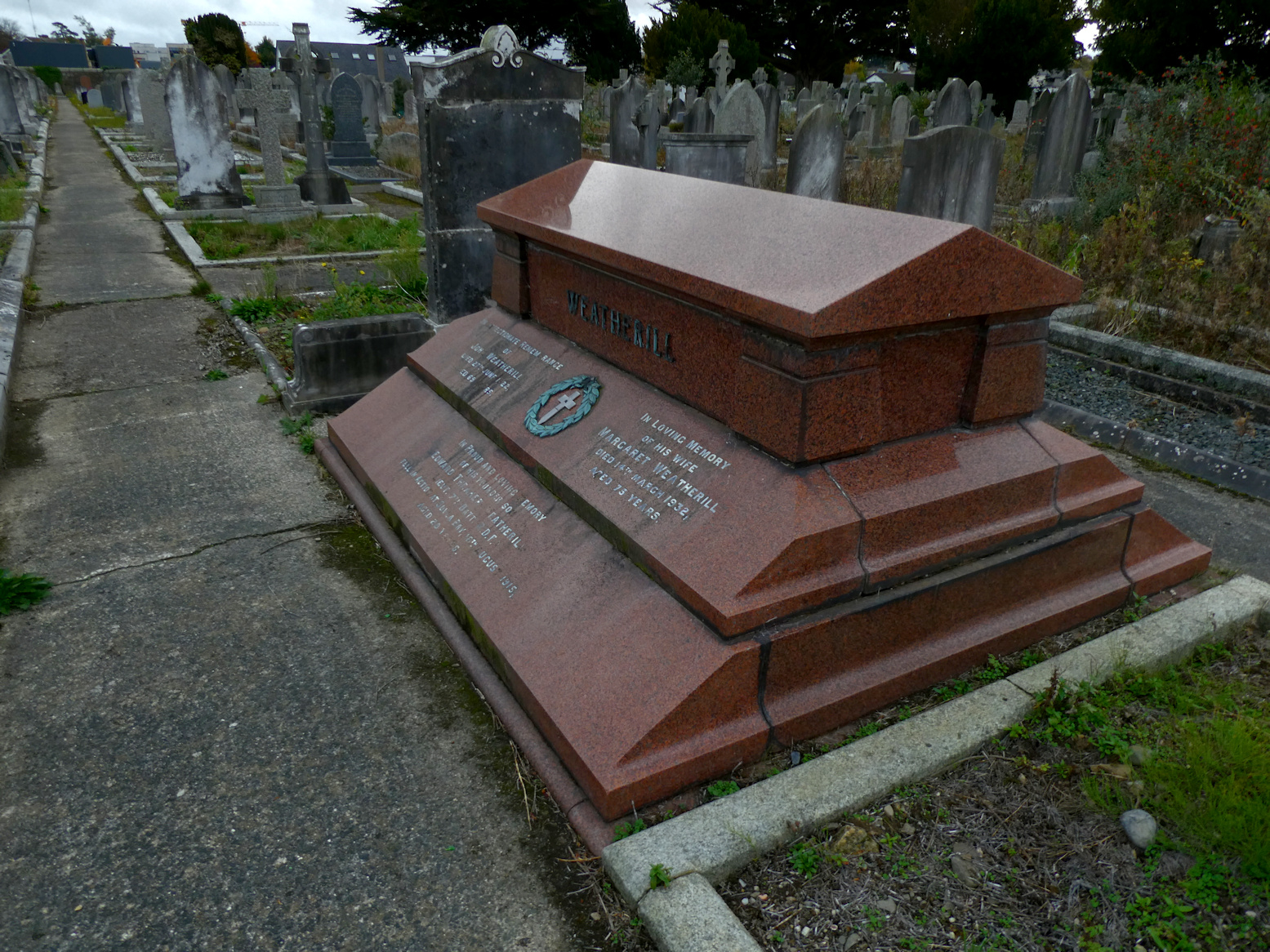 Weatherill Memorial · Memorial Stone