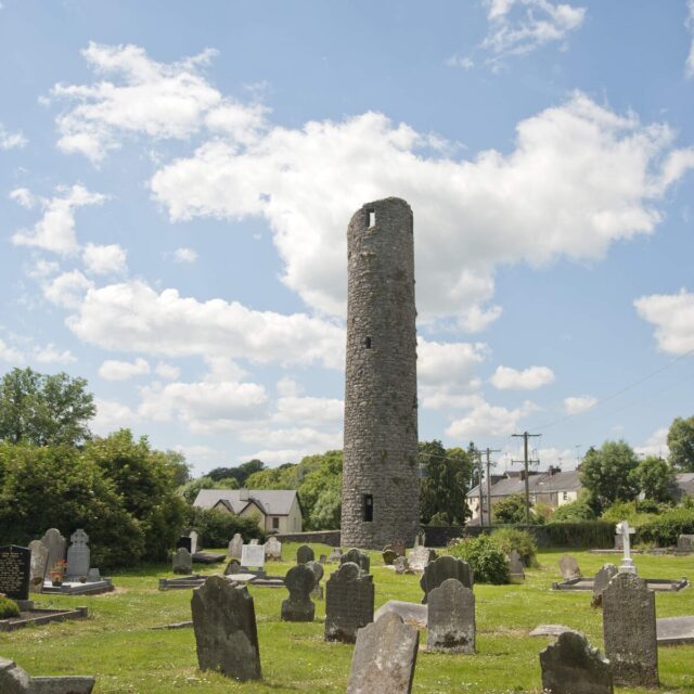 Clones Round Tower, Church and High Cross · Church