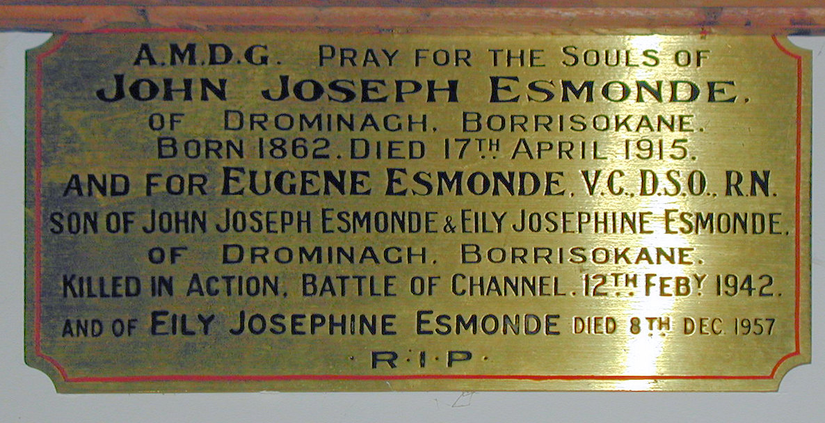 Esmonde Memorial · Memorial Stone