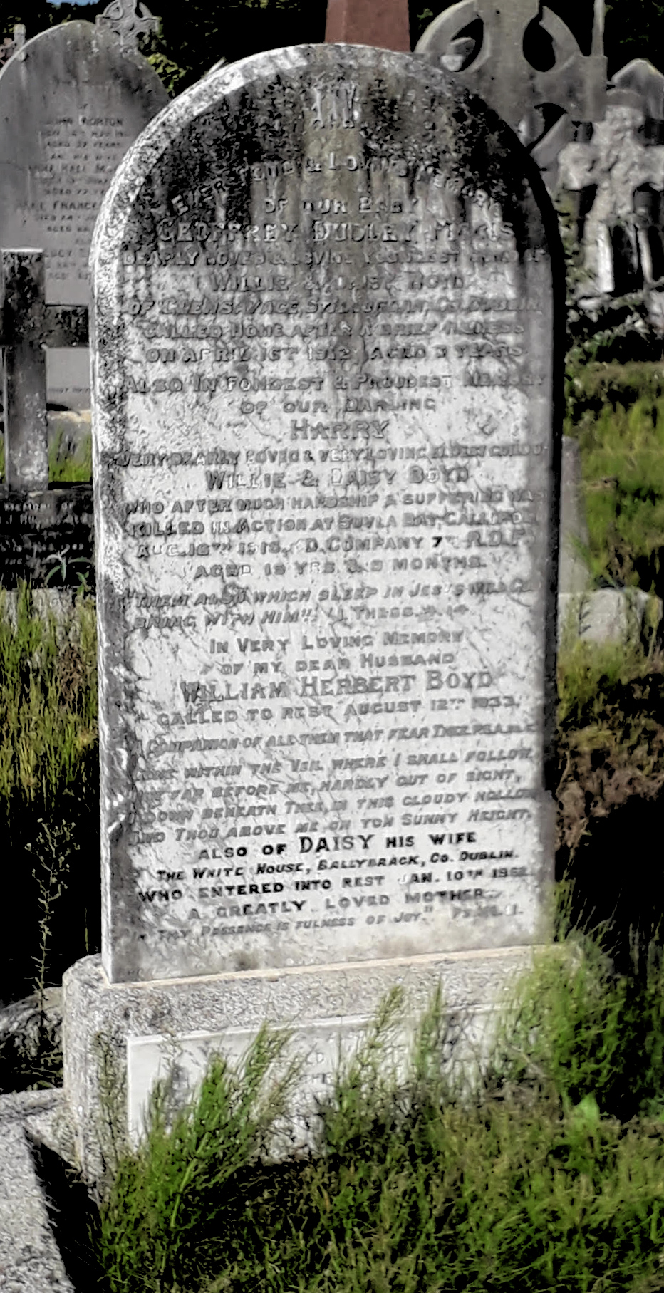 Boyd Memorial · Memorial Stone