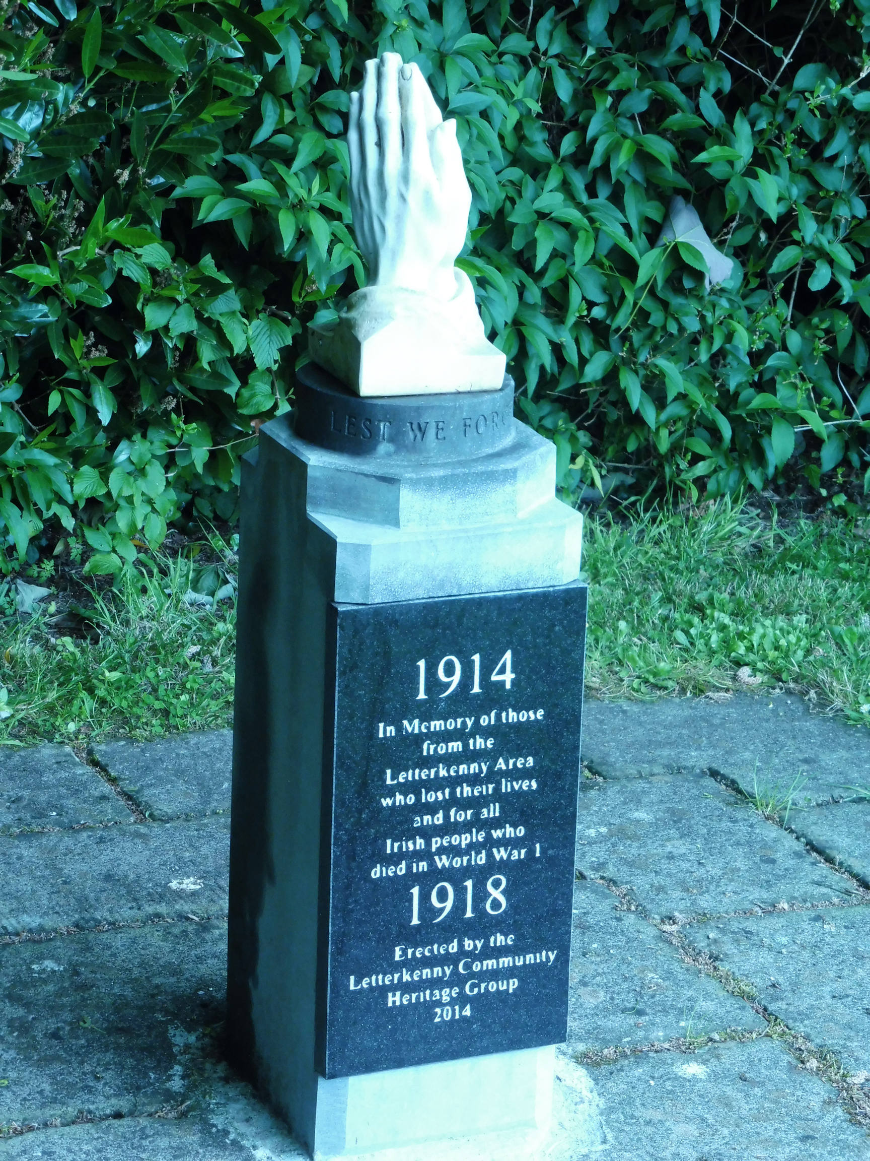 Letterkenny World War I Memorial · Memorial Stone