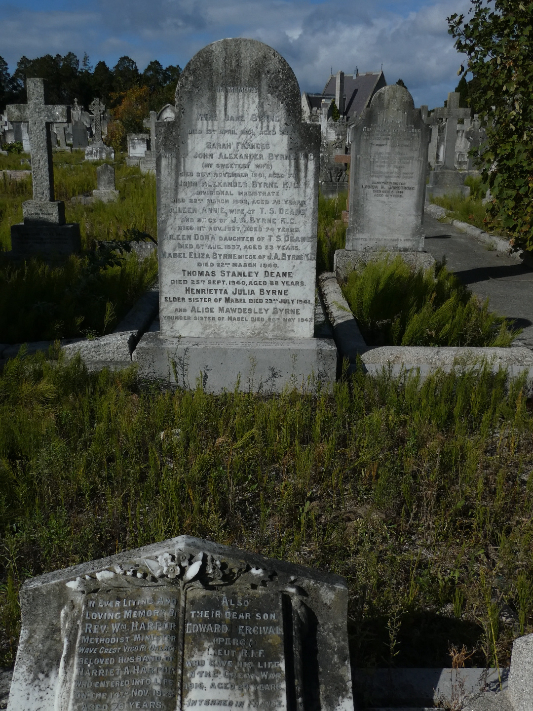 Harpur Memorial · Memorial Stone