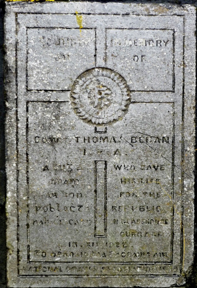 Thomas Behan Memorial · Memorial Stone