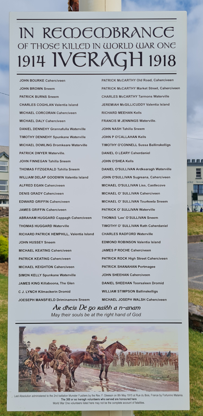 Waterville WW I Memorial · Memorial Stone