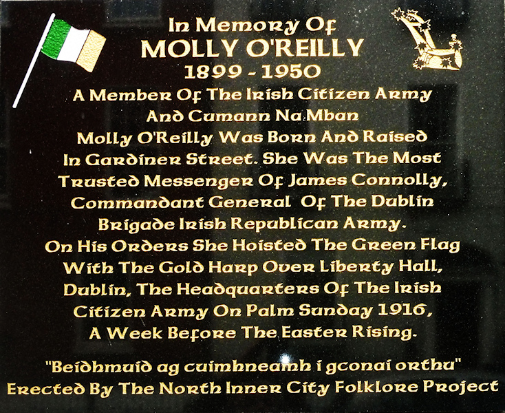 Molly O’Reilly Memorial · Memorial Stone