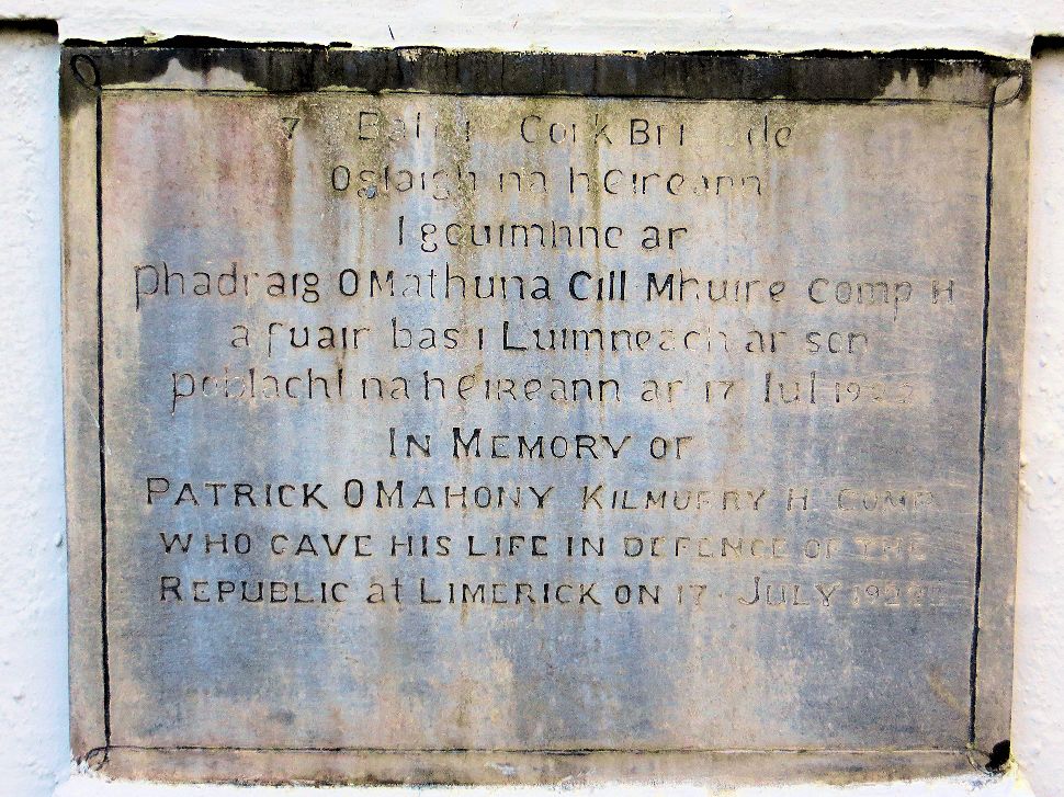 Patrick O’Mahony Memorial · Memorial Stone
