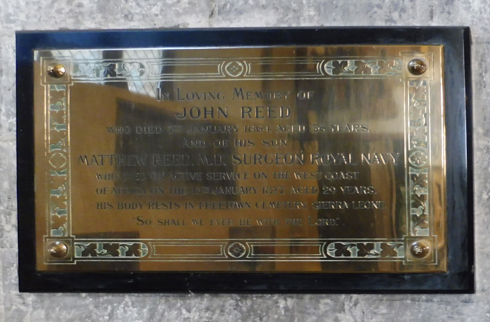 Reed Memorial · Memorial Stone