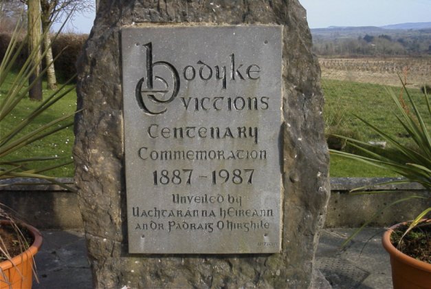 Bodyke Evictions Memorial · Memorial Stone