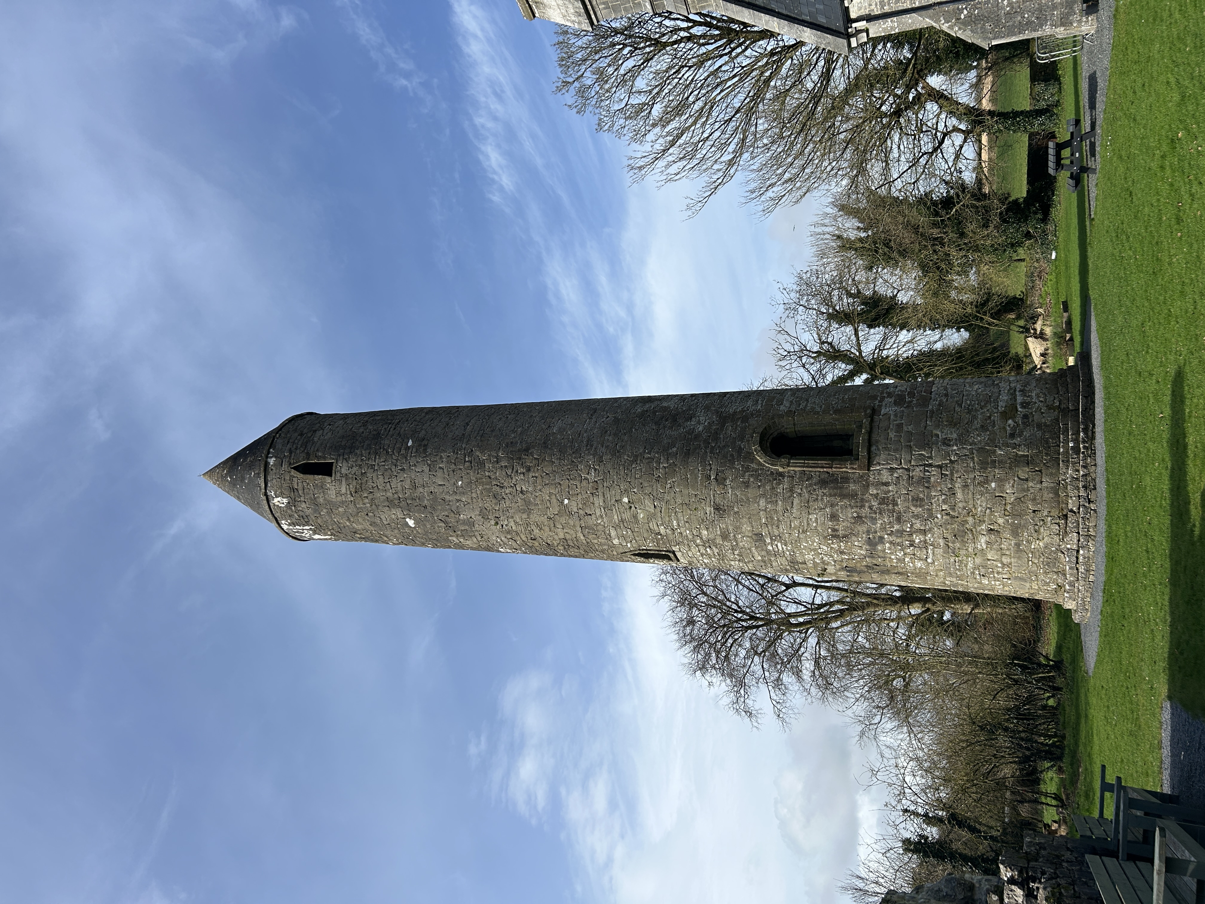 Timahoe Round Tower and Church · Church