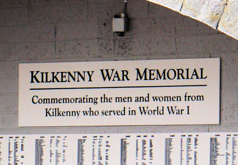 Kilkenny World War I and II Memorial · Memorial Stone