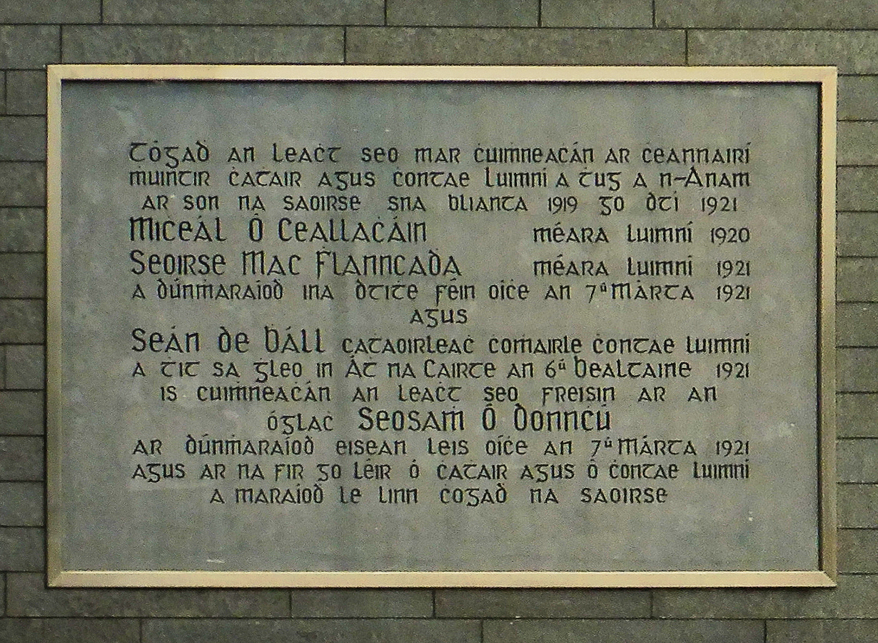 Limerick War of Independence Memorial · Memorial Stone
