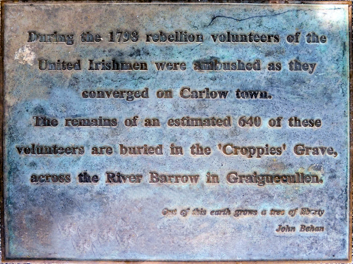 United Irishmen Ambush Memorial #1572.1 · Memorial Stone