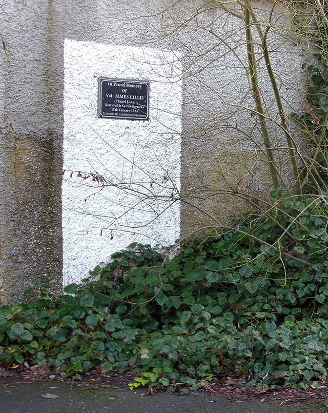 James Lillis Memorial · Memorial Stone