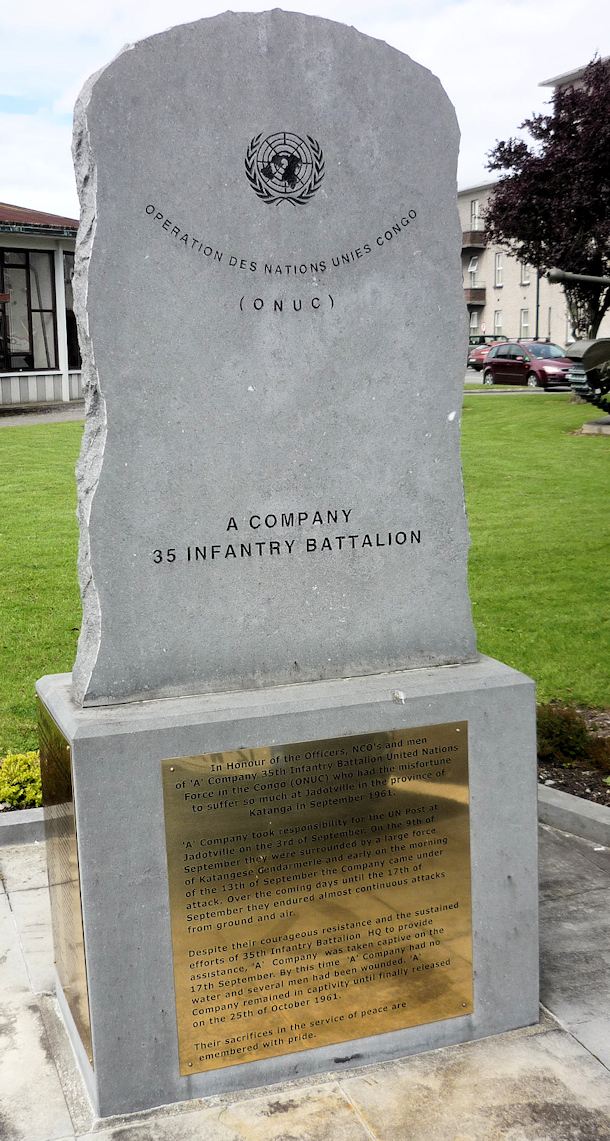 Jadotville Memorial · Memorial Stone