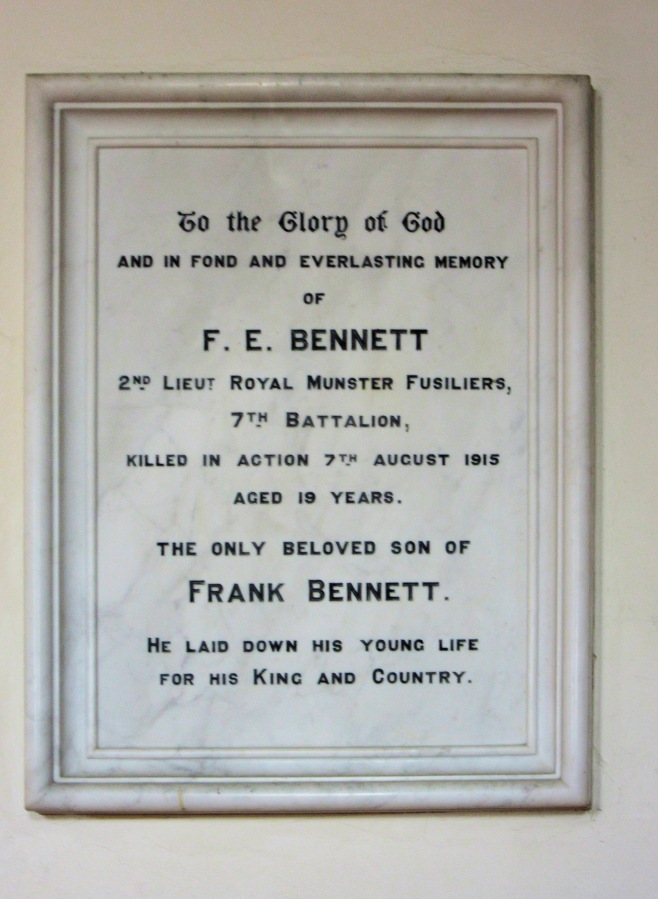 Bennet Memorial · Memorial Stone