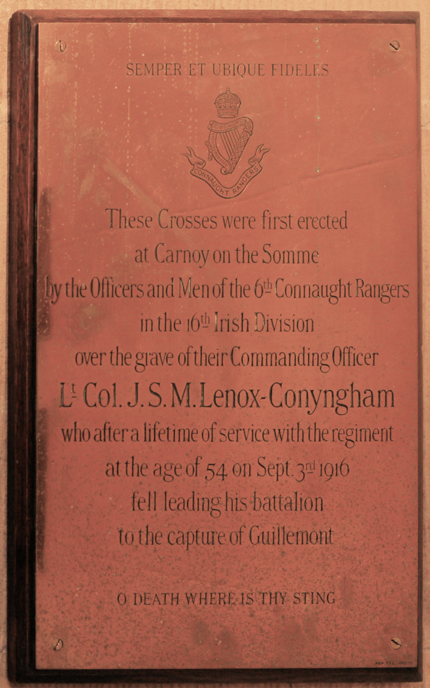 Lenox-Conyngham Memorial · Memorial Stone