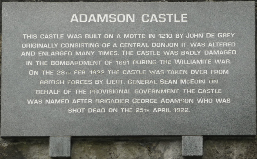 Adamson Memorial · Memorial Stone