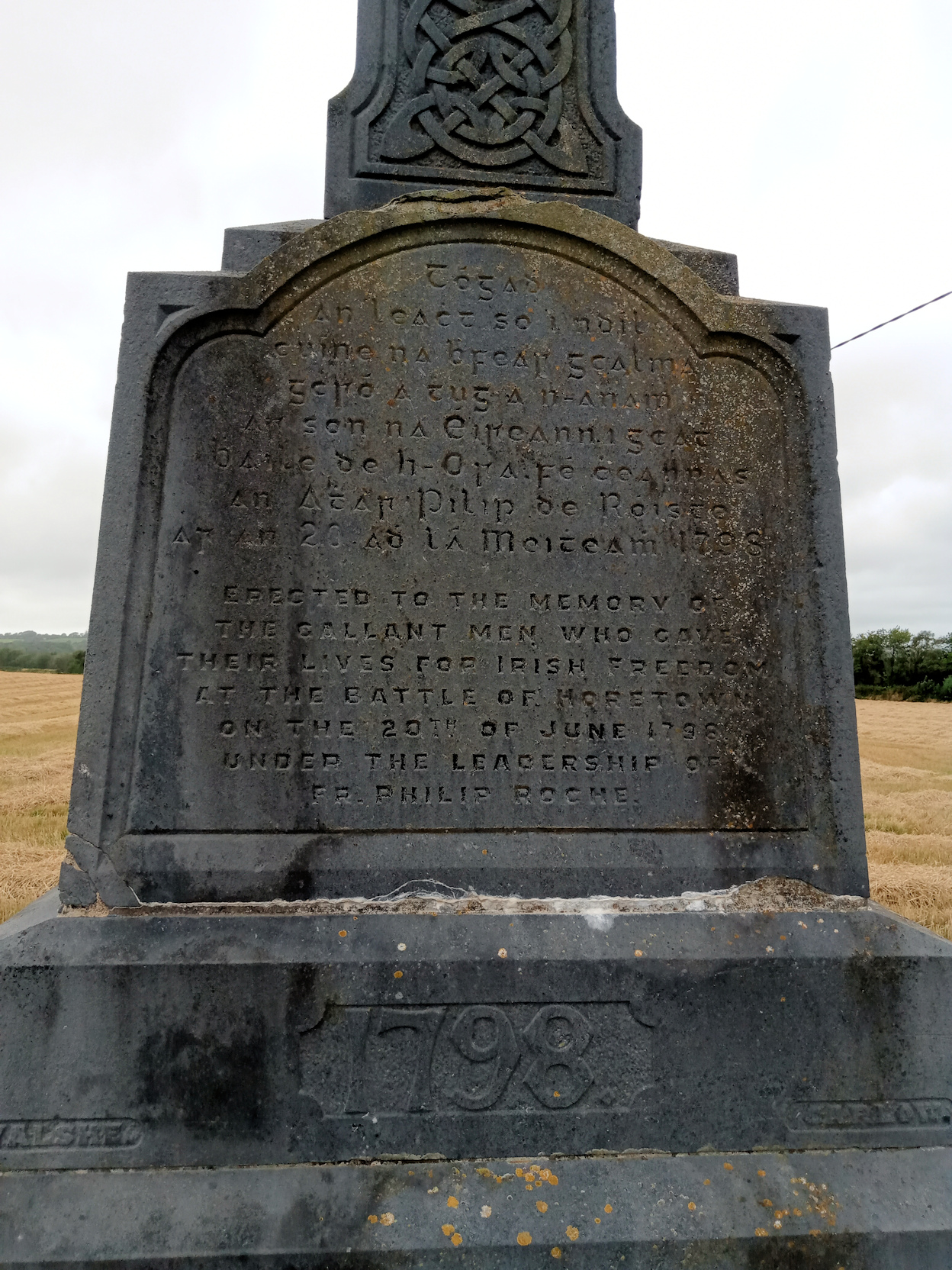 1798 Memorial · Memorial Stone