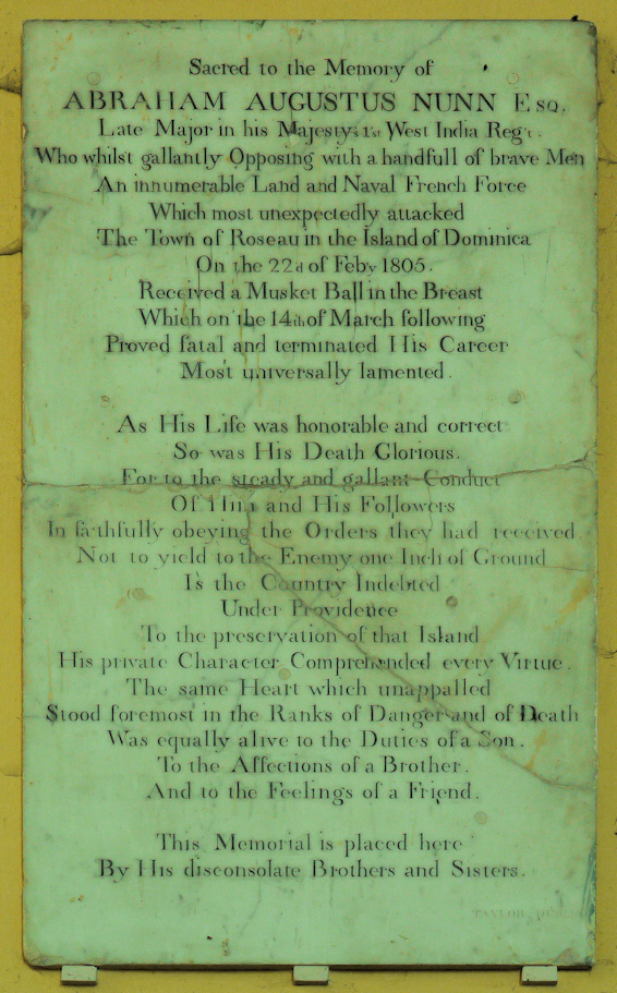 Nunn Memorial · Memorial Stone