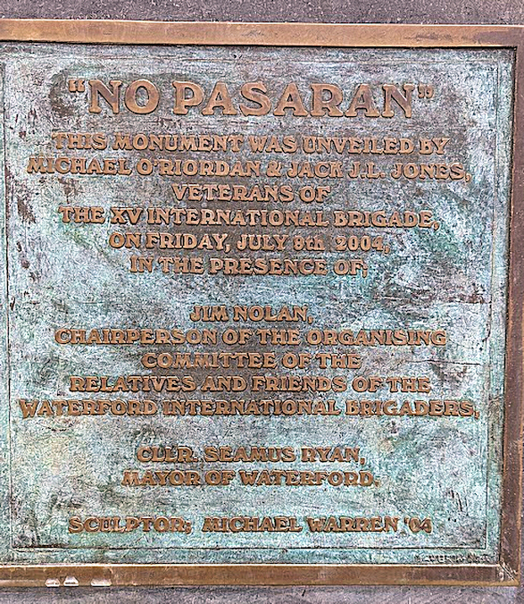 Spanish Civil War Memorial #1540 · Memorial Stone