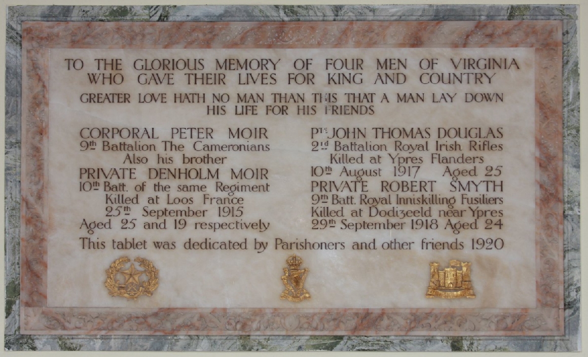 Virginia Great War Memorial · Memorial Stone