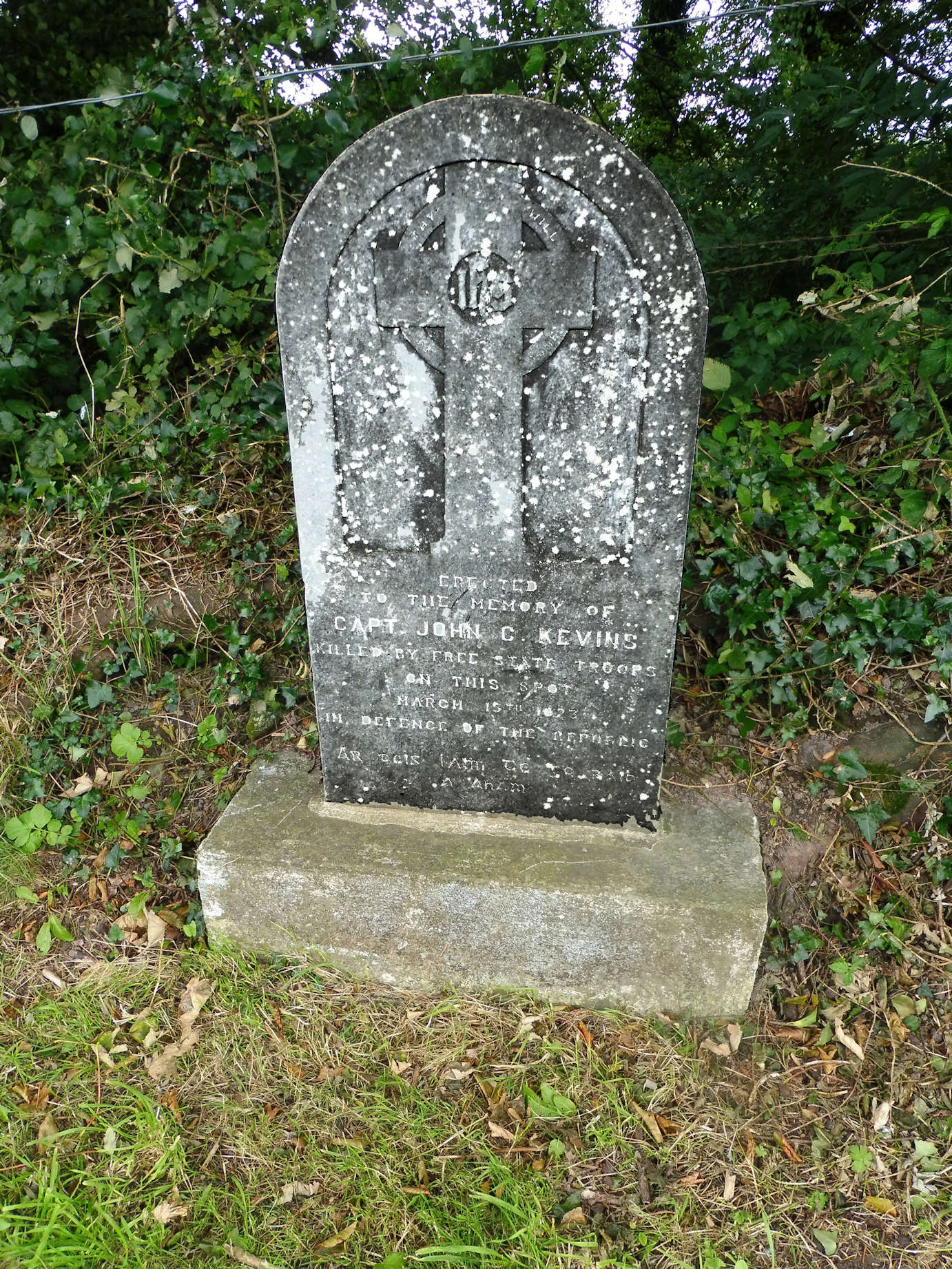 Kevins Memorial · Memorial Stone