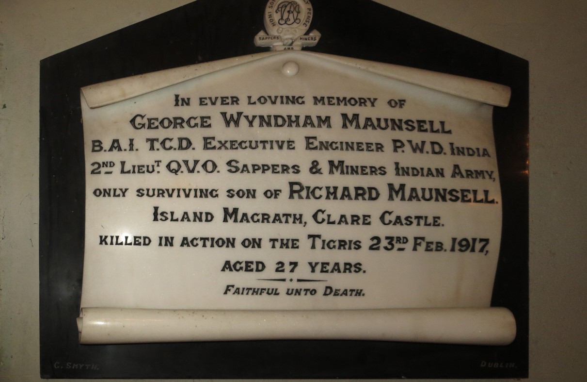 Maunsell Memorial · Memorial Stone