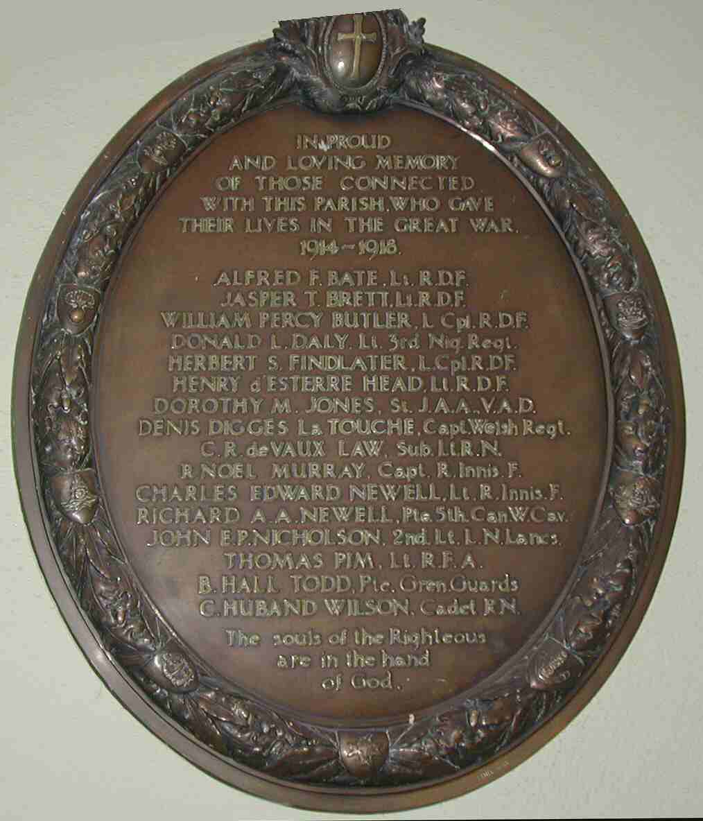 World War I Memorial Plaque · Memorial Stone