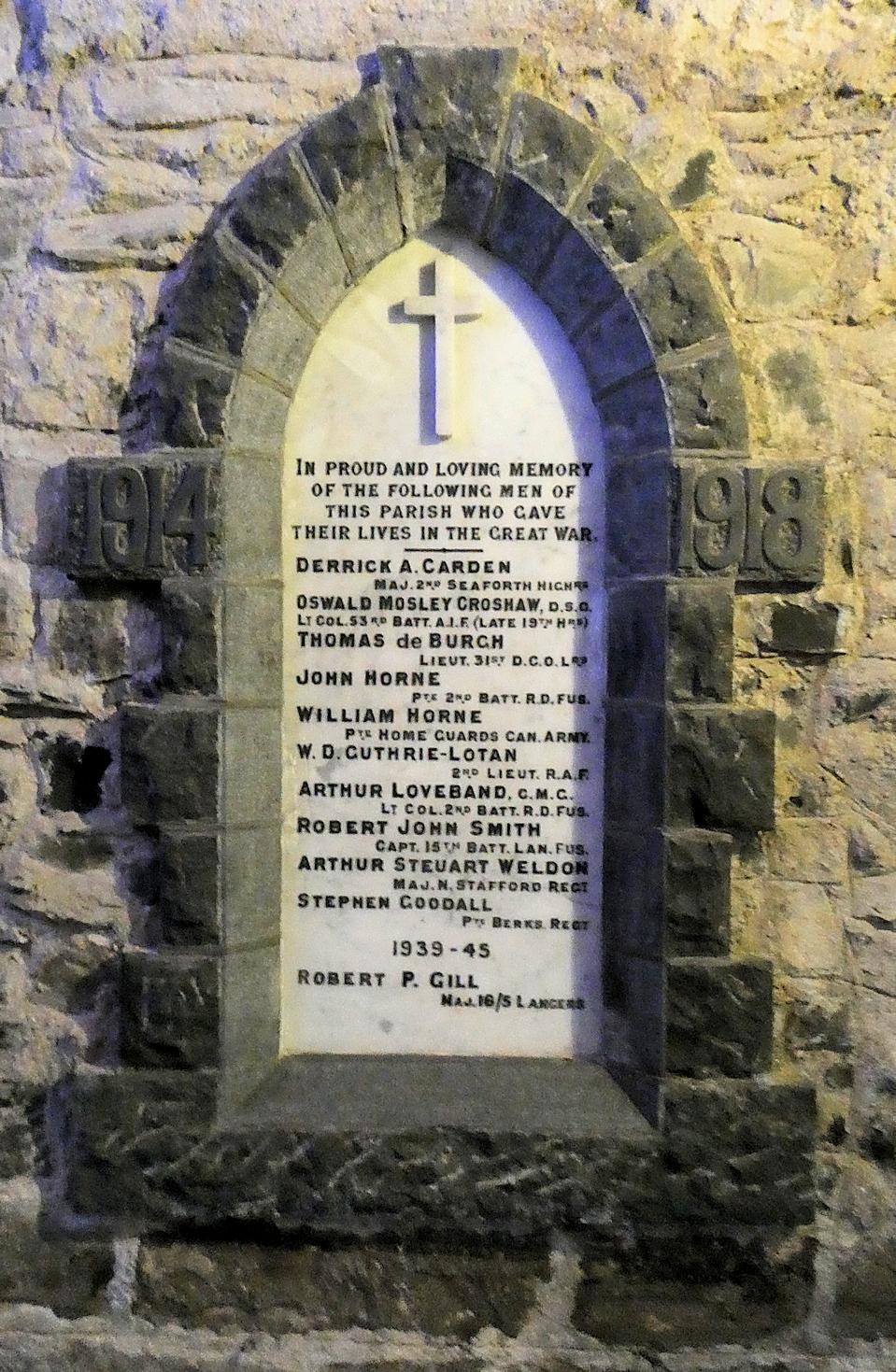 War Memorial · Memorial Stone