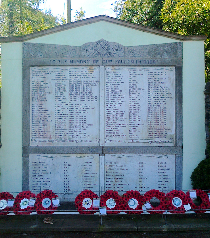 Gilford War Memorial · Memorial Stone