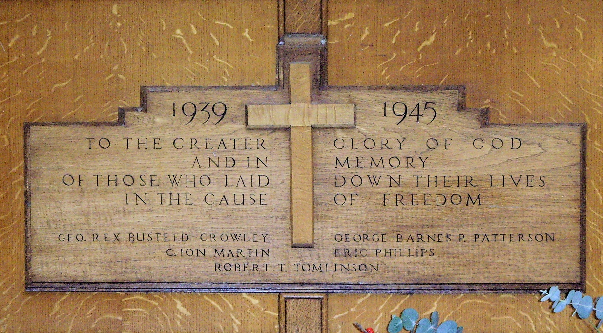 St. Ann’s WW II Memorial · Memorial Stone