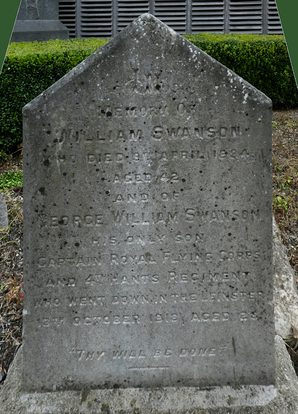 Swanson Memorial · Memorial Stone